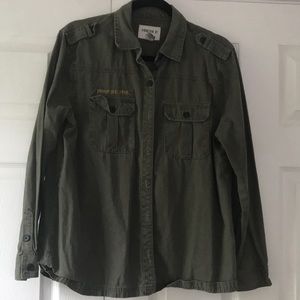 Denim Green Jacket